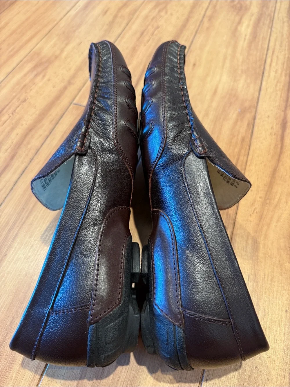 Kenneth Cole Reaction W60216 Brown Leather Driving Loafers NWOT